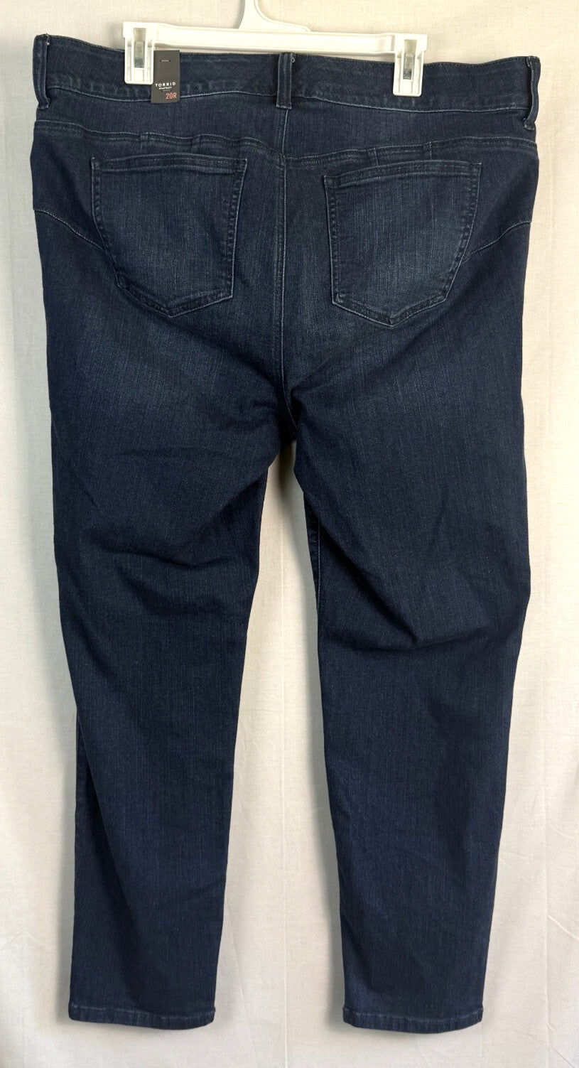 Torrid Bombshell Skinny Jeans Premium Denim Dark Wash Plus Size 20R Stretch