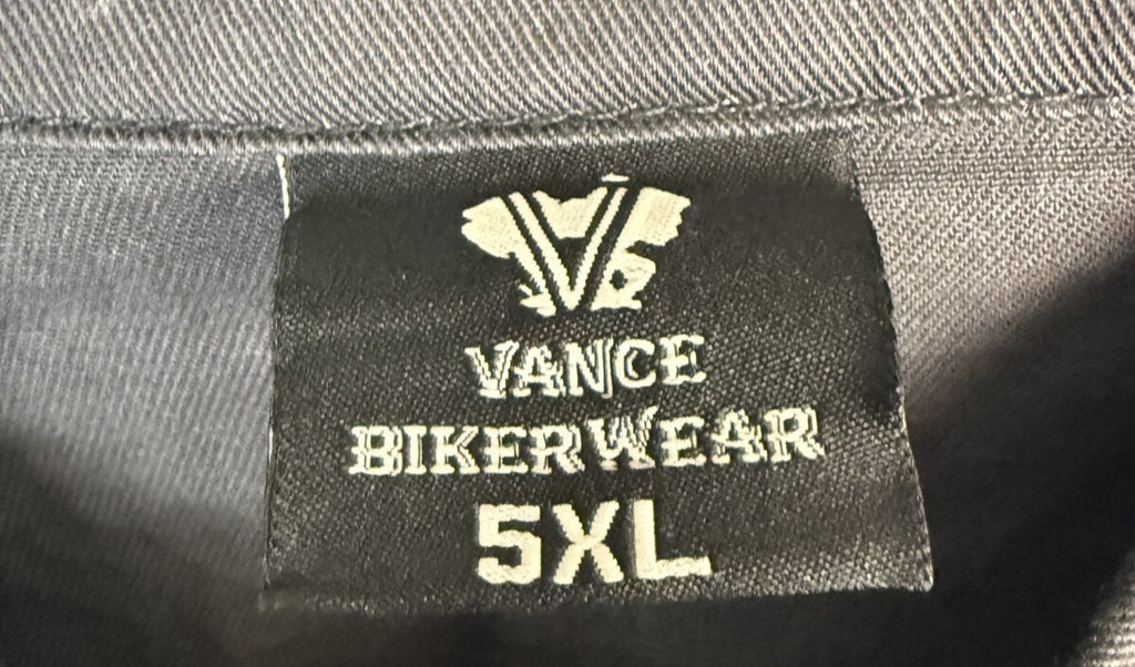 Vance Biker Wear 100th Laconia BikeWeek Button Down Shirt Men 5xl Mechanic Style