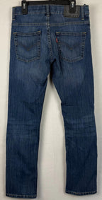 Levis Youth Jeans Performance 511 Slim Medium Wash Blue Denim Size 12 Reg 26x27"