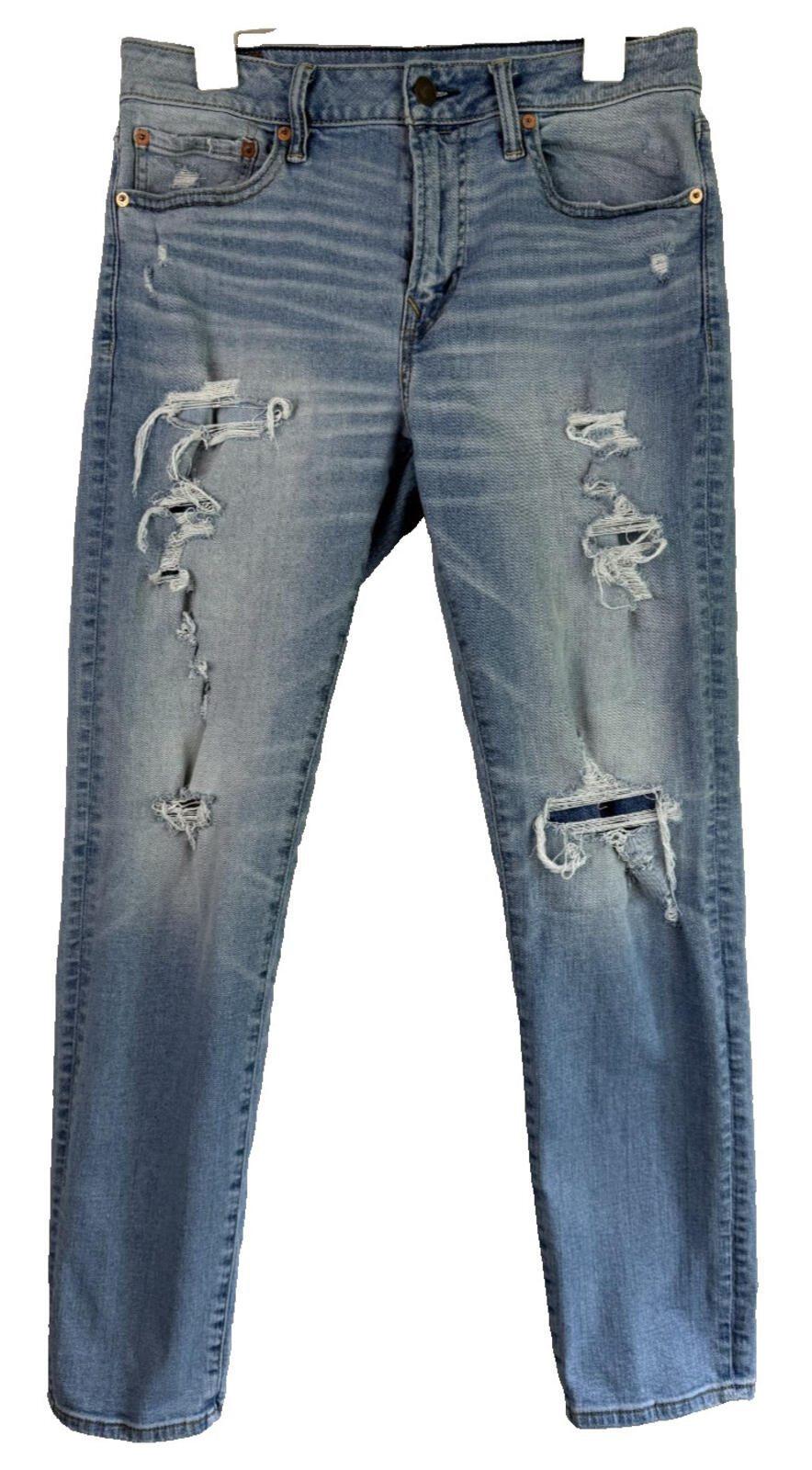 American Eagle Airflex+ Athletic Fit Distressed Mens Jeans Sz 30x32