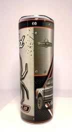20 oz Ford Black Widow Stainless Steel Tumbler with Lid, Straw - F150