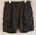 Levi's Strauss Men's Cargo Gray Shorts Size 38 Inseam 9" Excellent Condition