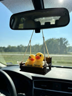 3D Printed Porch Swing Rearview Mirror Hanger for our Couple Ducks