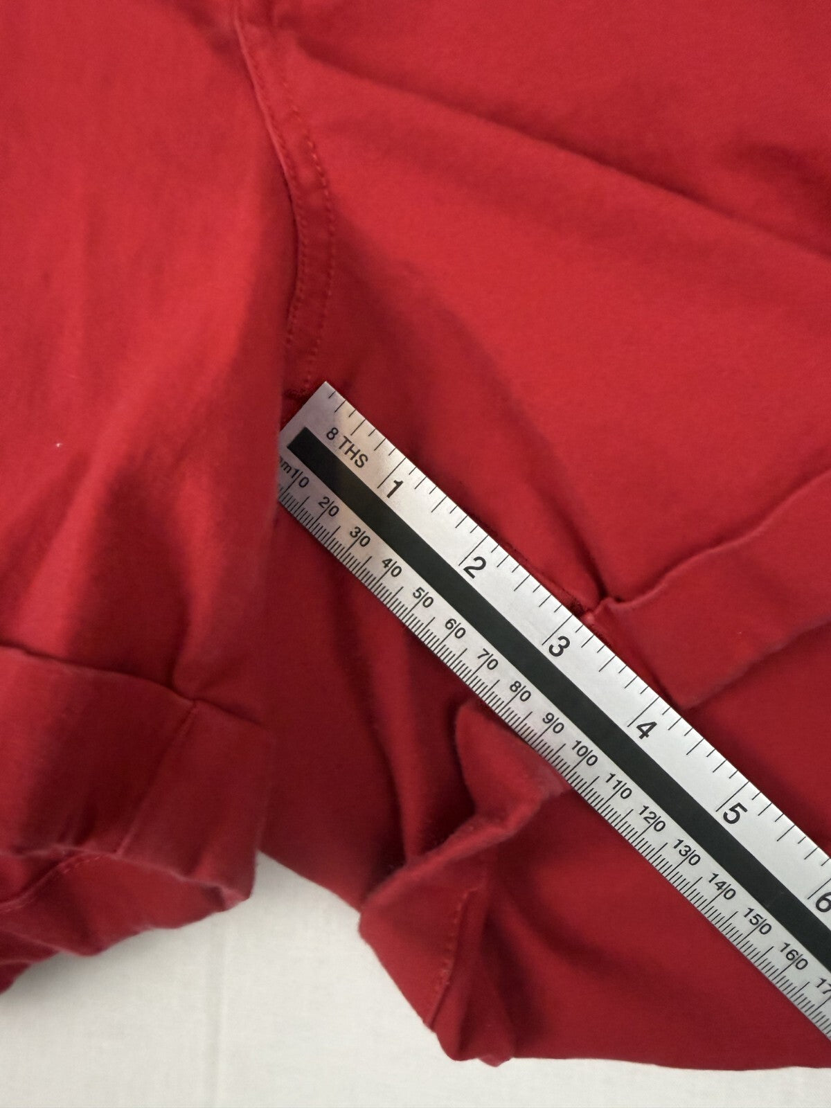 Torrid Womens Plus Size Shorts Sz 24 Red Cuffed