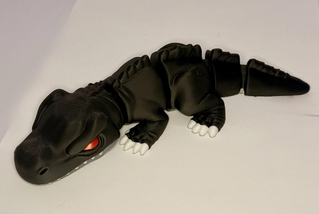 Large 3D Printed Articulated T-Rex – Flexible Toy Figurine - 12 Inches