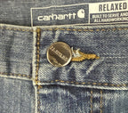 Carhartt Mens Rugged Flex Relaxed Fit Straight Leg Jeans Blue BD2804-M 40x30 NWT
