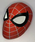 3D Printed Red and Gray Spider-Man Full Face Mask Helmet Mesh Eyes Adult