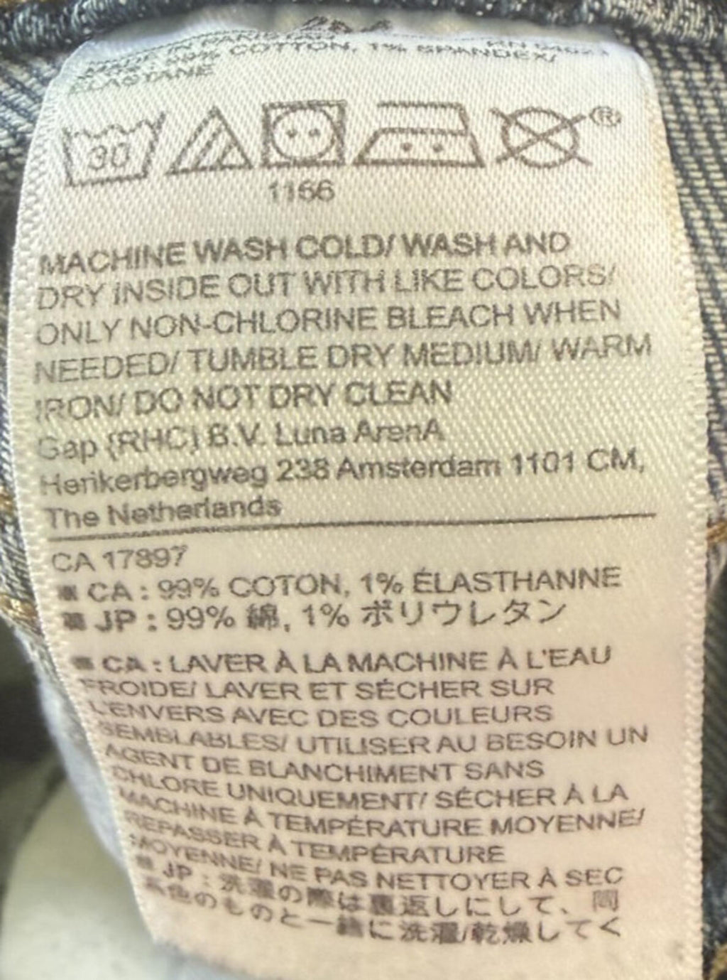Banana Republic Girlfriend Jeans Womens 28/6 Dark Wash Straight Leg Denim