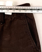 Eddie Bauer Womens Hiking Shorts Size 14 Brown Mid Rise 5" Inseam