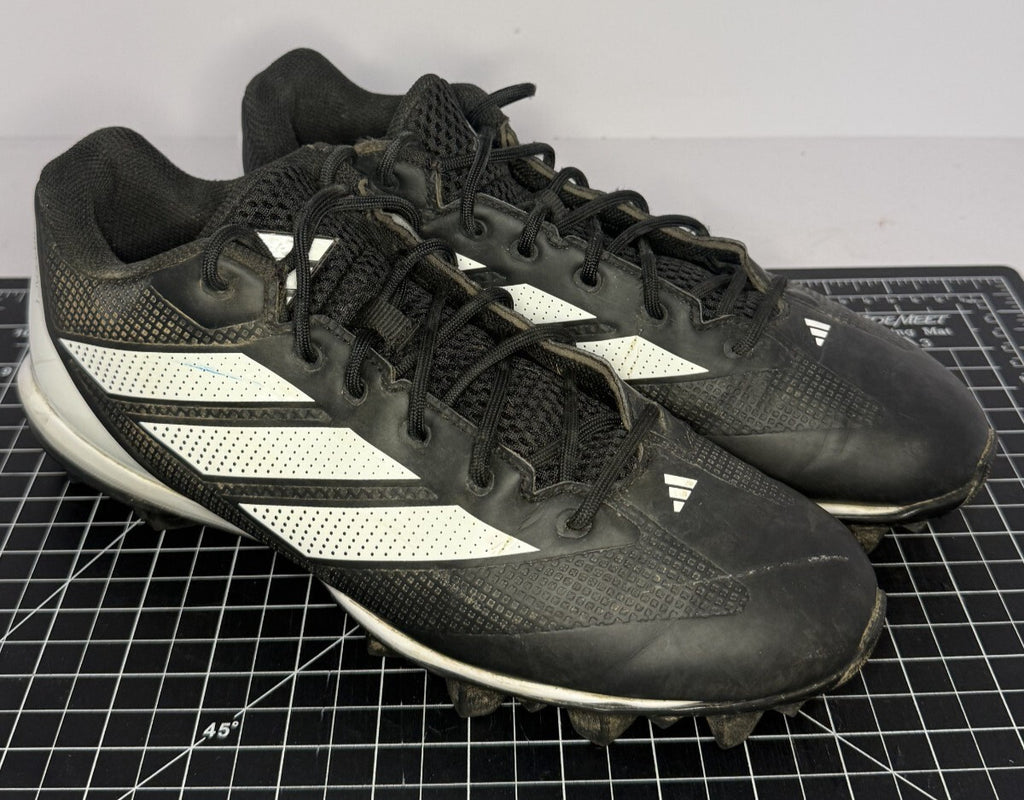 Adidas Adizero Impact Mens Football Cleats Sz 9 -Black and White