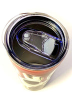 20 oz Blood Drip Killers Stainless Steel Tumbler with Lid, Straw Halloween