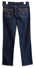 Calvin Klein Womens Skinny Jeans Size 28/6 Mid-Rise Blue Denim