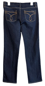 Calvin Klein Womens Skinny Jeans Size 28/6 Mid-Rise Blue Denim