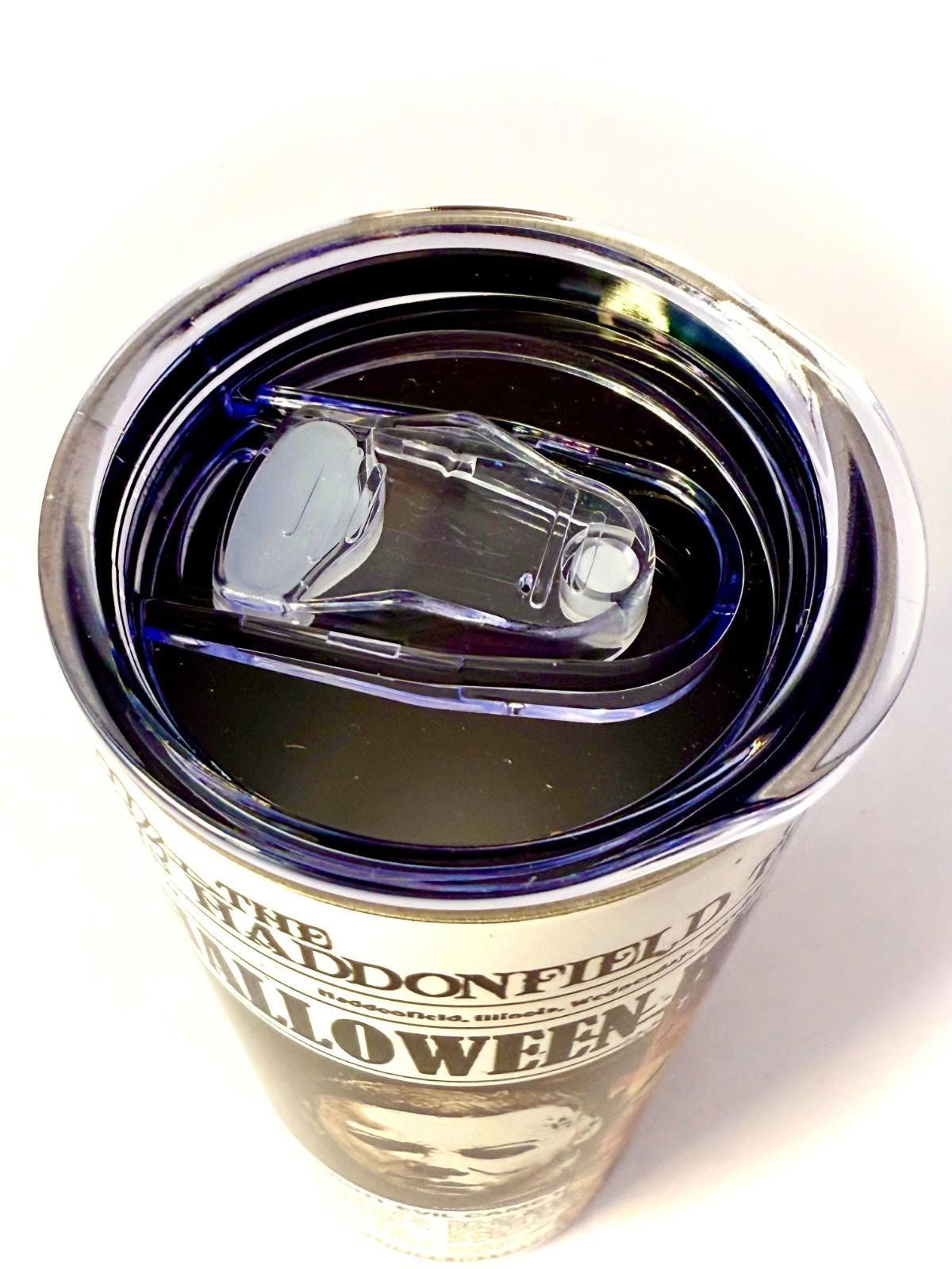 20 oz Michael Myers Newspaper Stainless Steel Tumbler with Lid, Straw Halloween