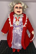 Leatherface's "Mother" - OOAK Scary Creepy Doll 18" Hand Painted Horror Art