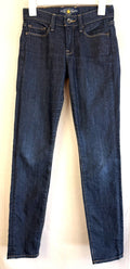 Lucky Brand Jeans Womens 2/26 Dark Blue Sofia Skinny Low Rise Stretch Denim