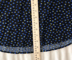 Gap black polka dot womens shirt m