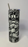 20 oz Viking Stainless Steel Tumbler with Lid, Straw