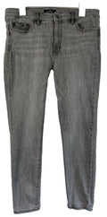 Lauren Ralph Lauren Womens Jeans Size 12 Short Gray Denim Straight Leg High Rise