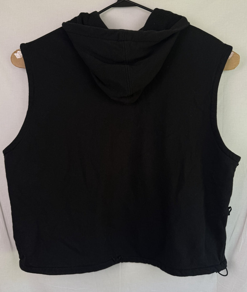Harley-Davidson Hoodie Men's Sz XXL 2XL Black Fleece Sleeveless Vest