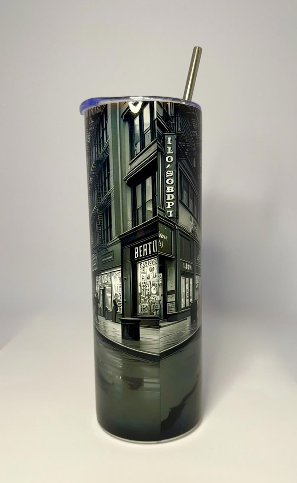 20 oz Vintage Betty Boop Red Stainless Steel Tumbler with Lid, Straw