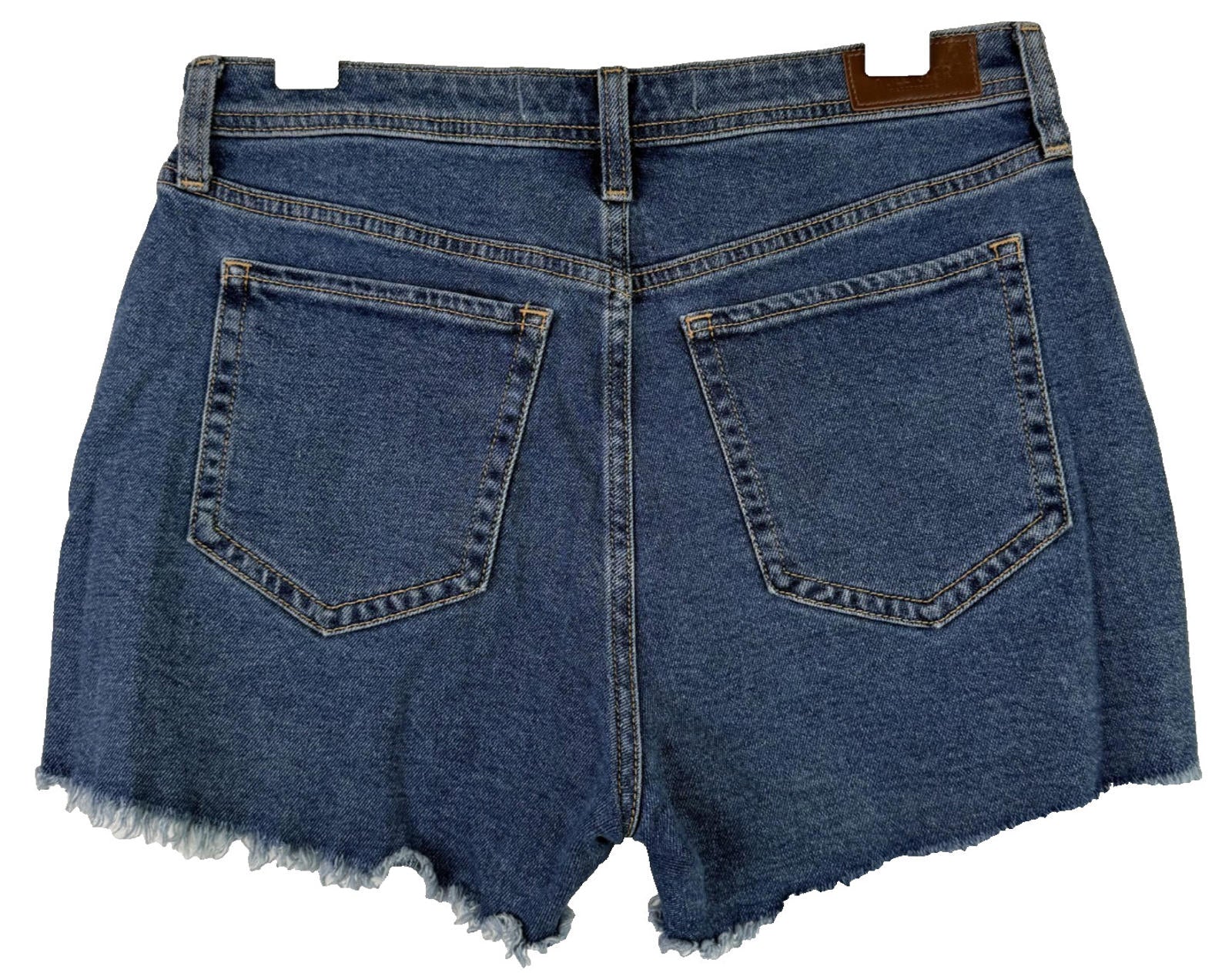 Hollister Womens Stretch Curvy High Rise Mom Shorts Size 9/29 Distressed