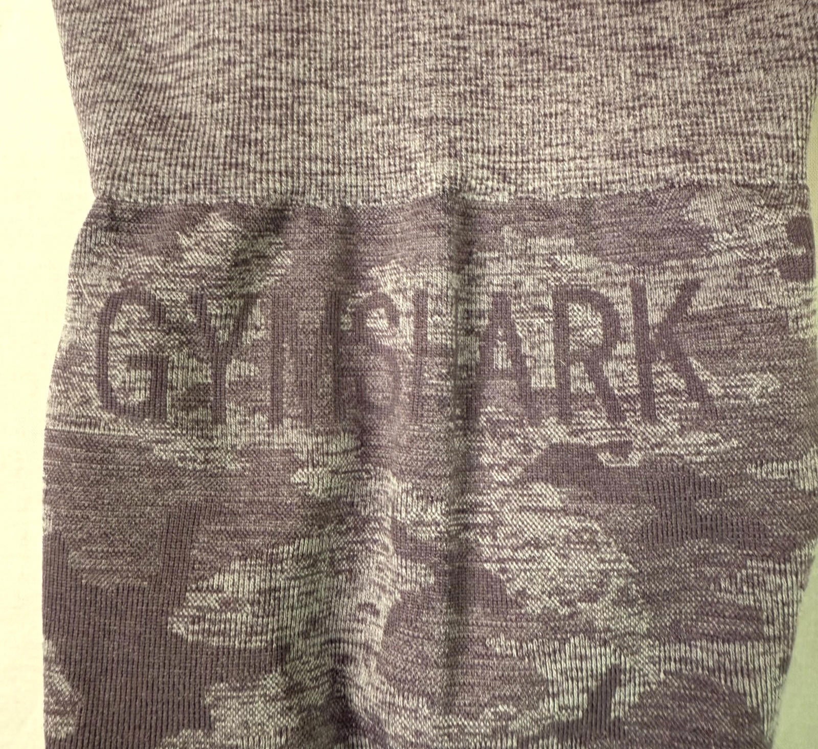 Gymshark Leggings Womens XS Purple Camouflage Gym Yoga Ankle Pants