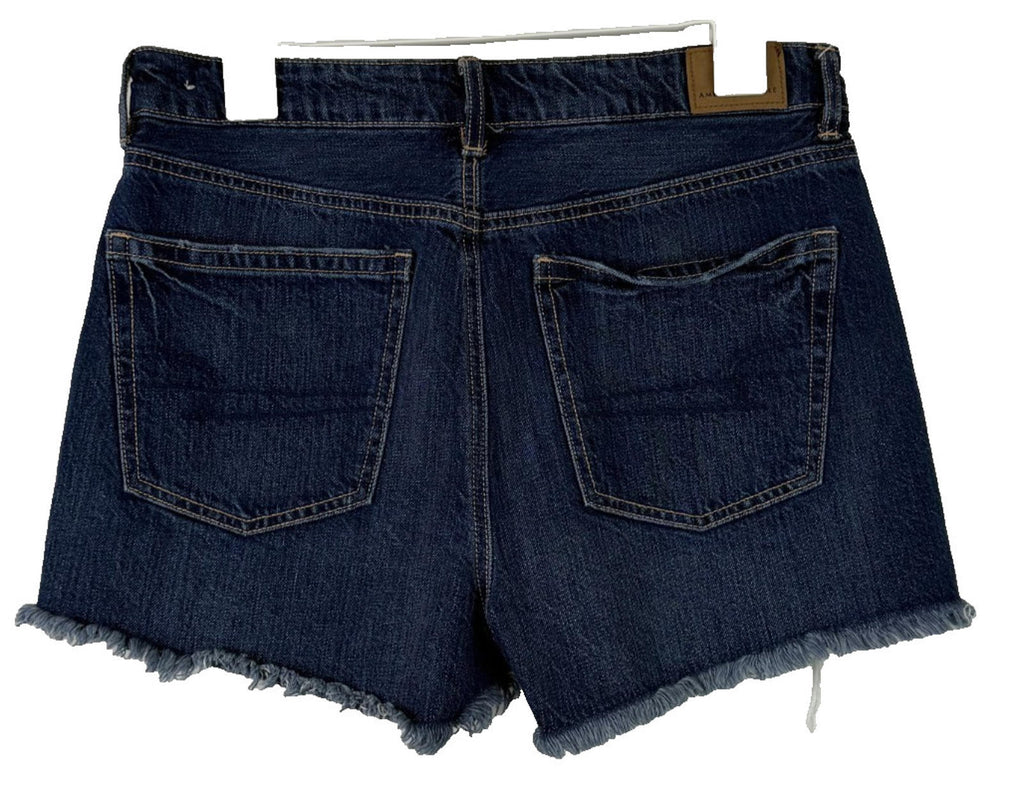 American Eagle Shorts Womens 8 Blue Jean Cutoff Tomgirl Distressed