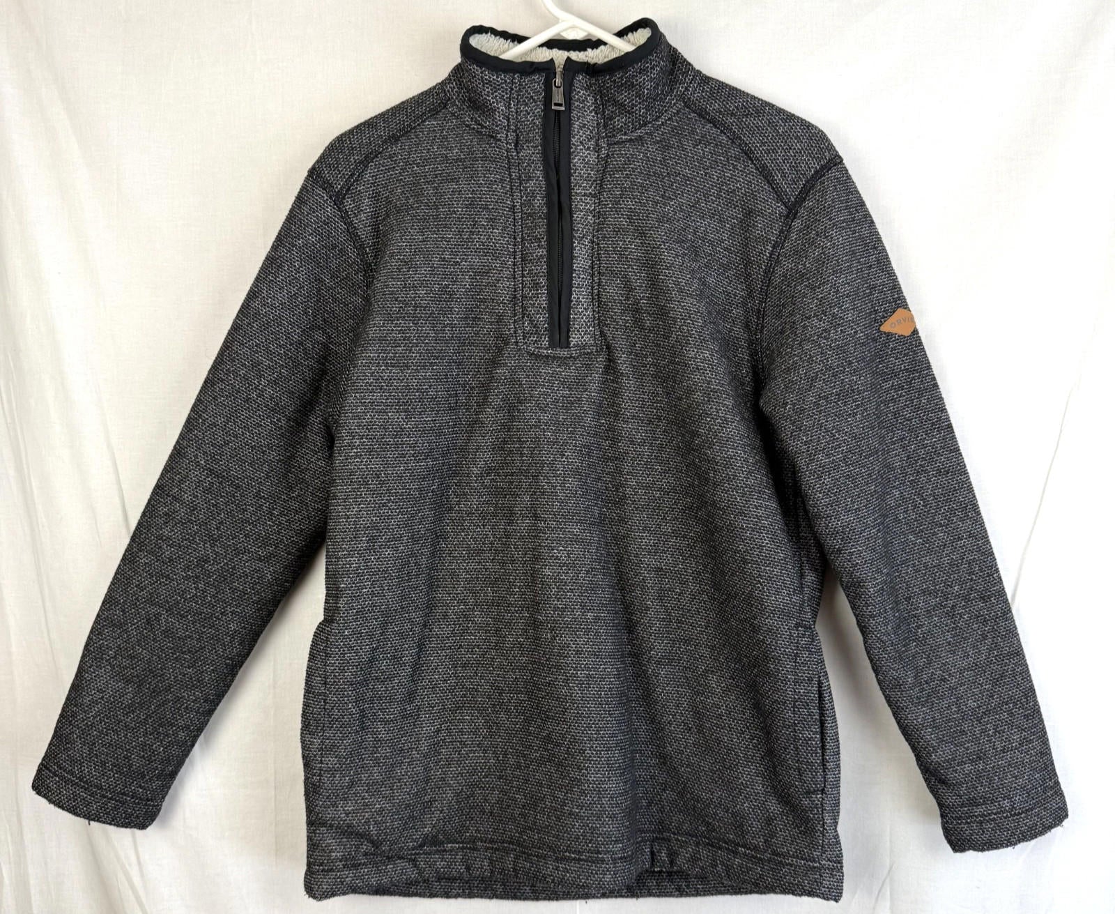ORVIS Classic Collection Womens Sz S 1/4 Zip Pullover Sherpa-Lined Cozy