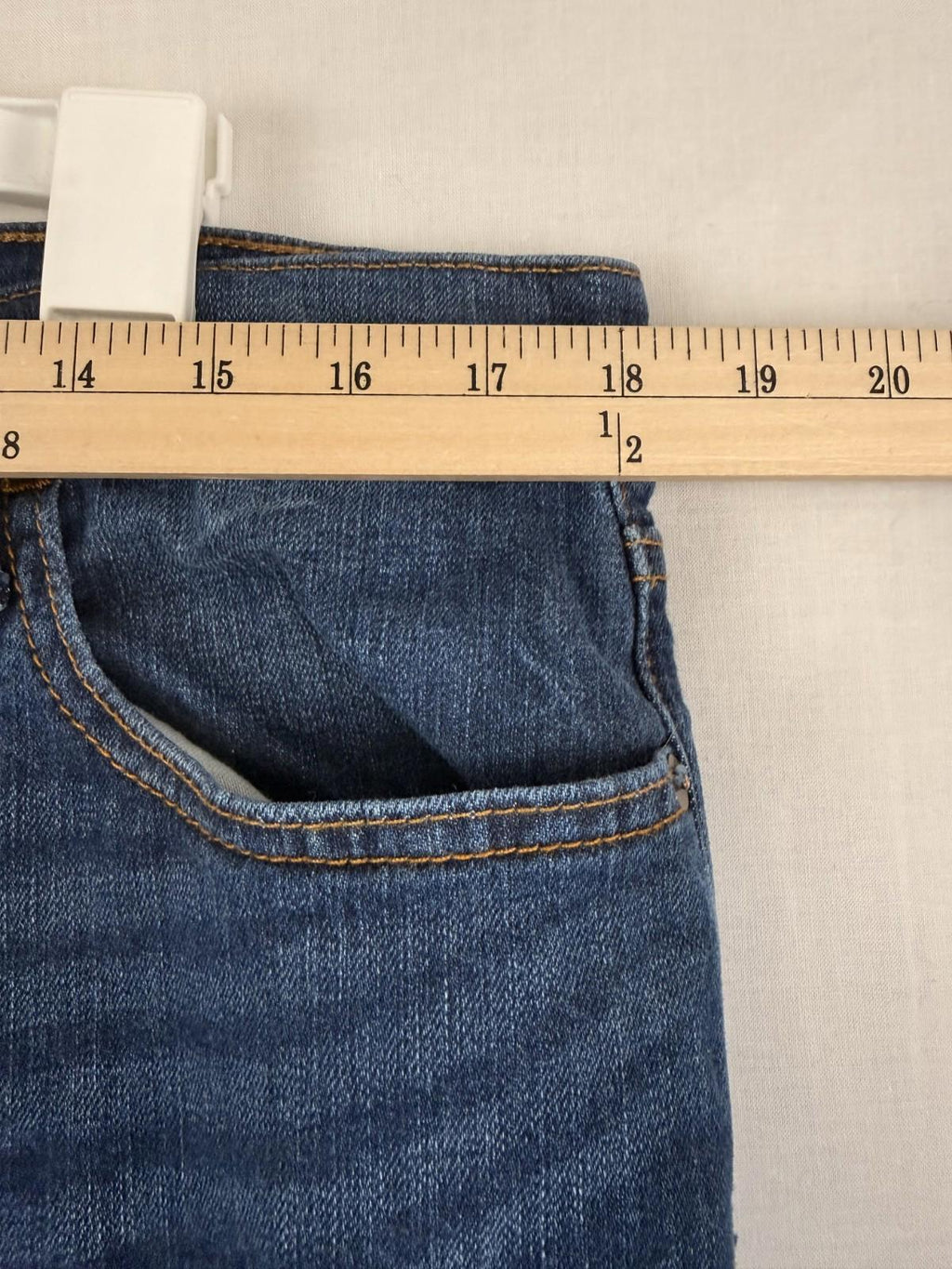 Tommy Hilfiger Jeans Mens 34x30 Blue Denim Classic Straight Fit