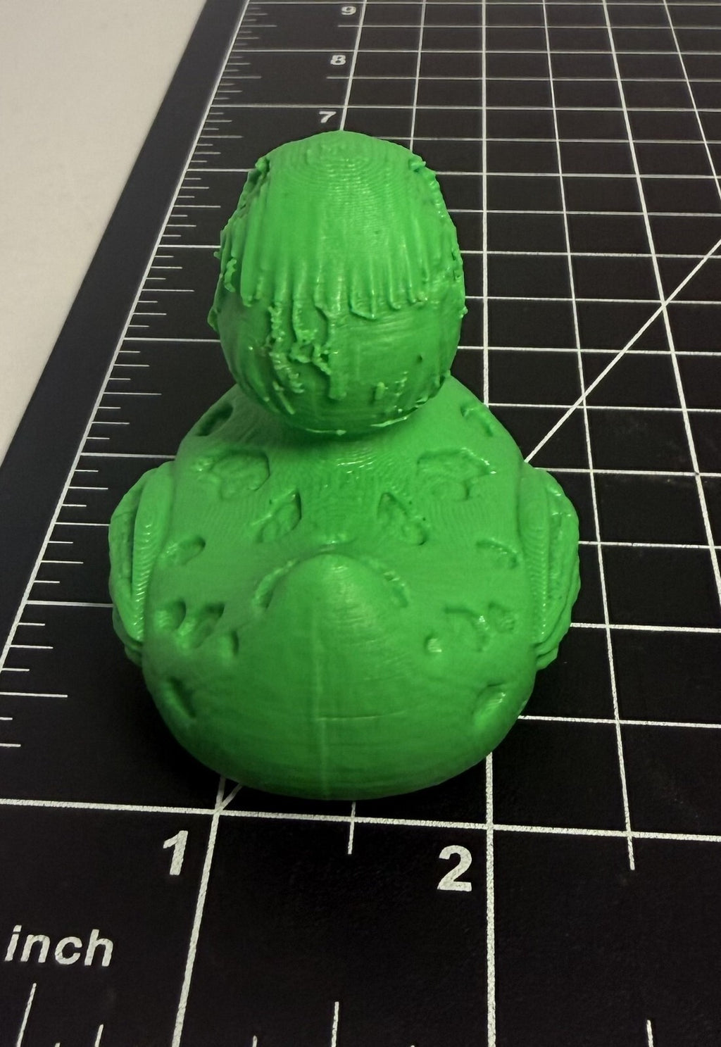 3d Printed Zombie Duck - 2 1/5 Inch Tall - Halloween - Jeep