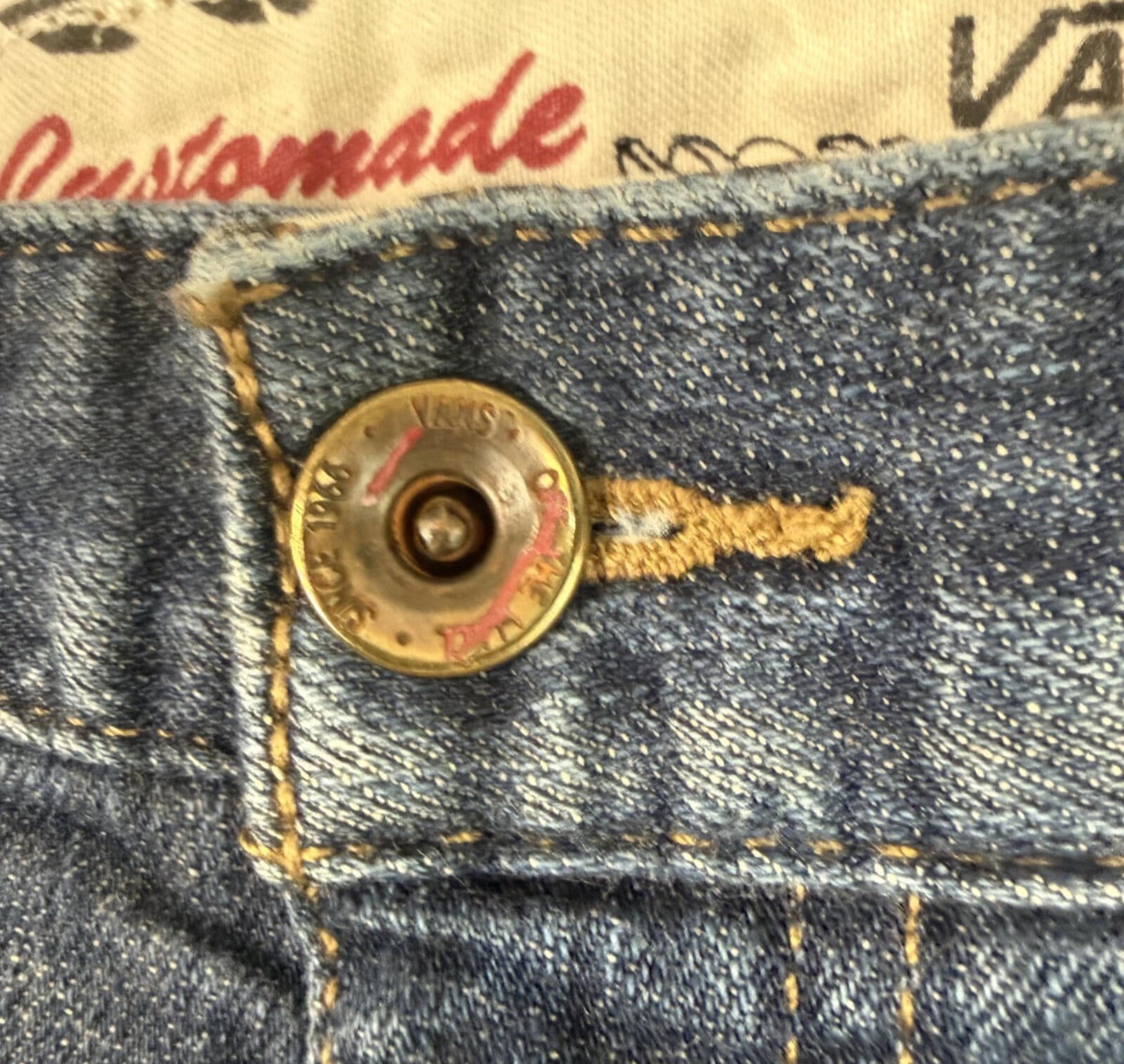 Vans Customade For You Mens Jeans 31x30 Stretch
