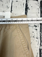 LL Bean Natural Fit Cargo Short Mens Size 38 Khaki Brown Tan 9 Inch Inseam