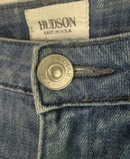 Hudson Women Jeans Size 27 Blue Skinny Stretch Low Rise *Made in USA*