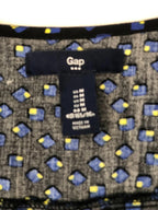 Gap black polka dot womens shirt m