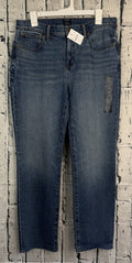NEW J.Crew Slim Boyfriend Jeans Women Size 29 Raw Hem Medium Wash Stretch