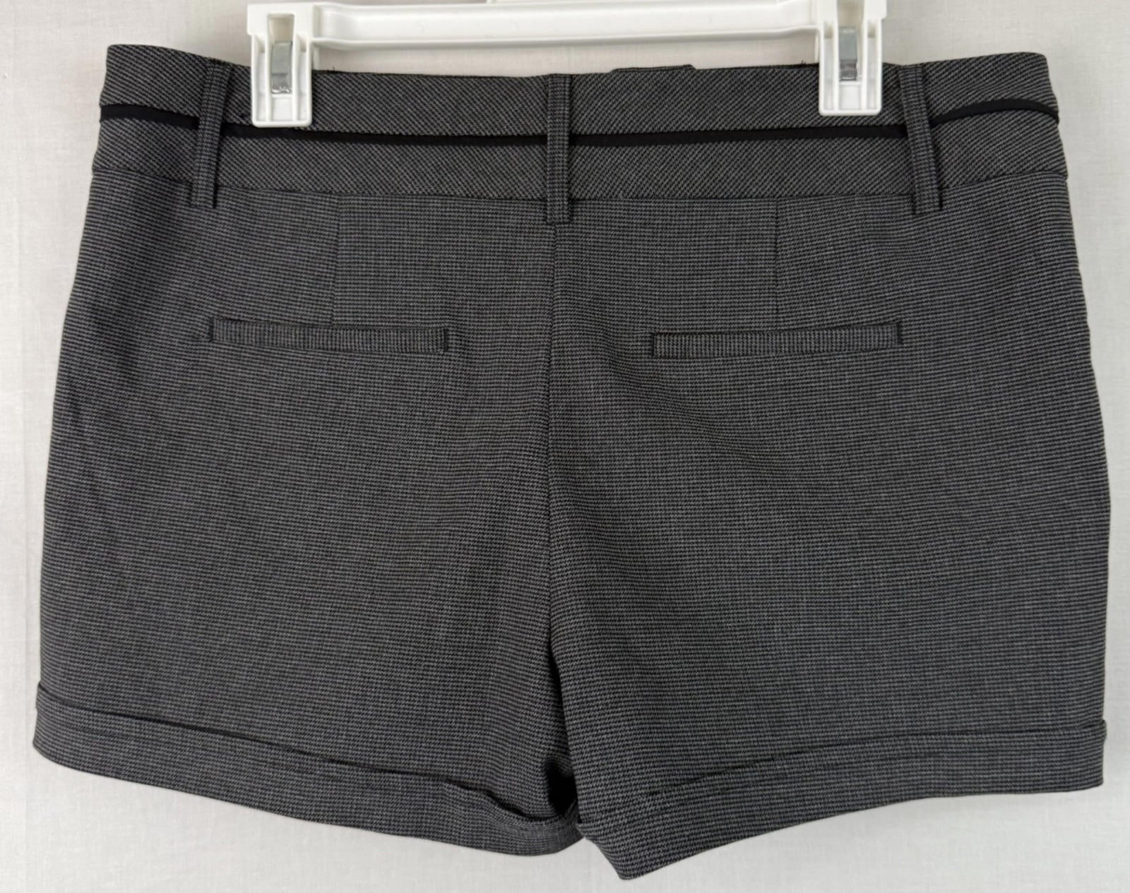 Maurice Womens Shorts Size 11/12 Gray Polyester, Rayon, Nylon