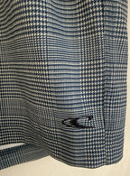 O'Neill Men's Hybrid Shorts Size 36 Blue and White Striped Walk Shorts Stretch