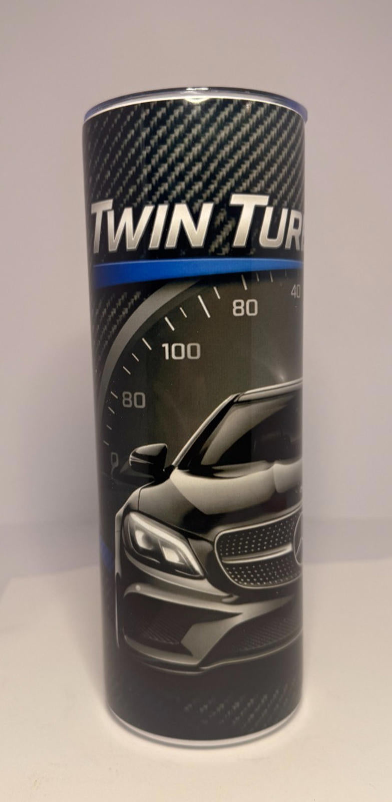 20 oz Mercedes Stainless Steel Tumbler with Lid, Straw - Turbo