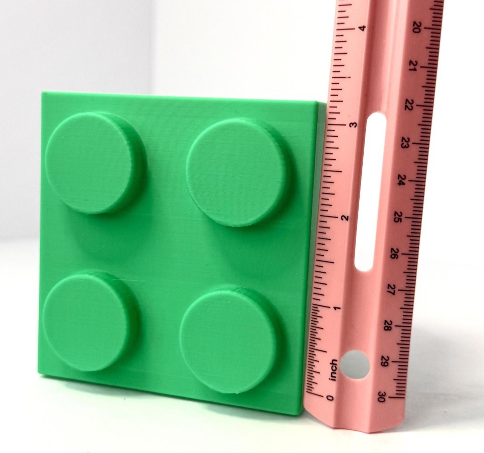 Lego Window Planter 3D Printed PLA Green Small Gardening