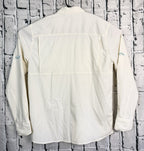 Orvis Open Air Caster Ventilated Long Sleeve Fishing Shirt Mens Size M Cream