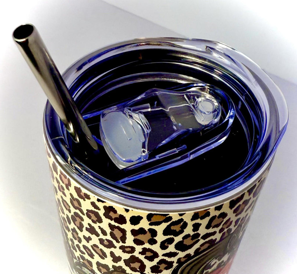 20 oz Fall Mama Stainless Steel Tumbler with Lid, Straw