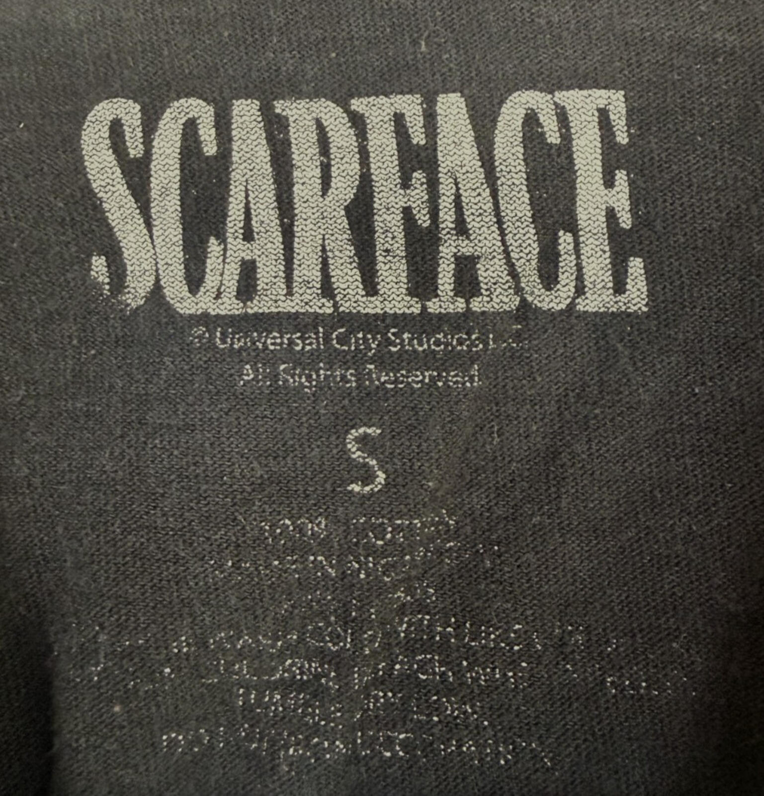 Vintage Scarface Womens Sz S T Shirt