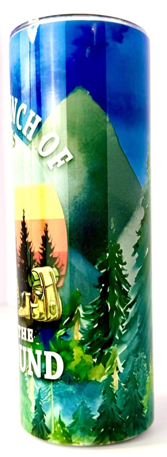 20 oz Drunkest Bunch Stainless Steel Tumbler with Lid, Straw