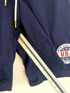 American Eagle Mens Basketball Shorts USA Sz Large Zipper Pockets Drawstring