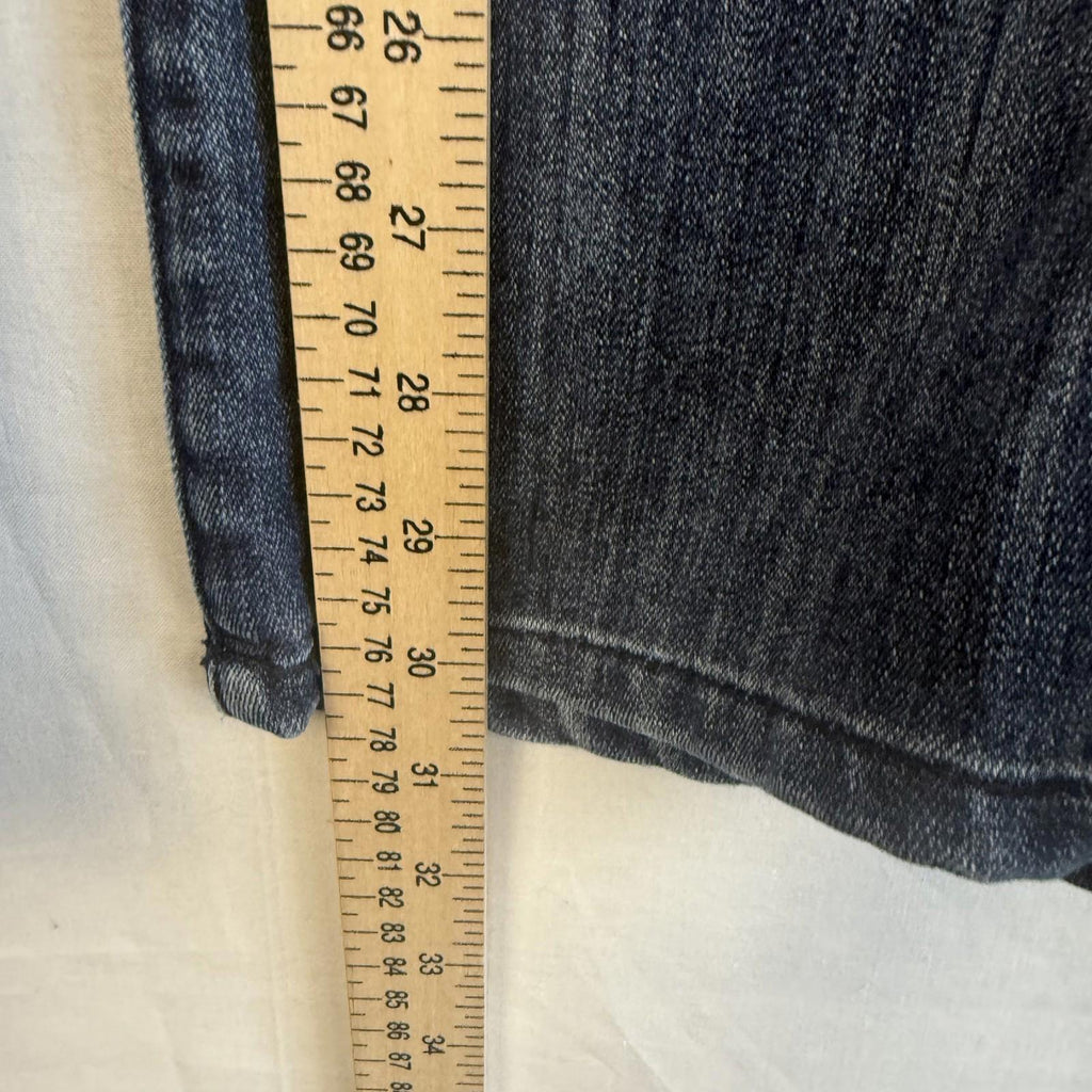 Seven7 Womens Jeans Size 14 Flare dark Stretch