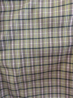 Adidas Womens Shorts sz 2 plaid green pink grey
