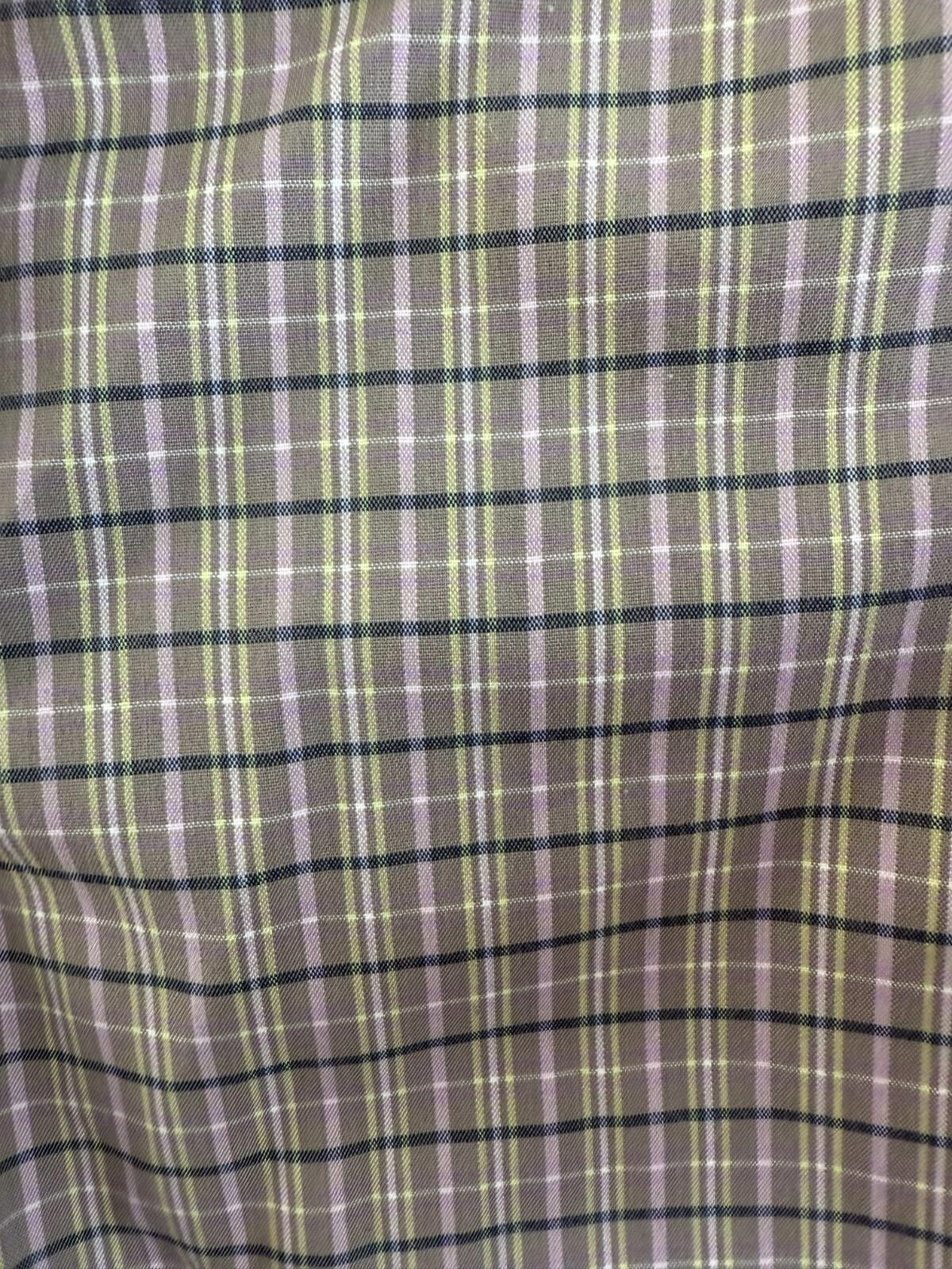 Adidas Womens Shorts sz 2 plaid green pink grey