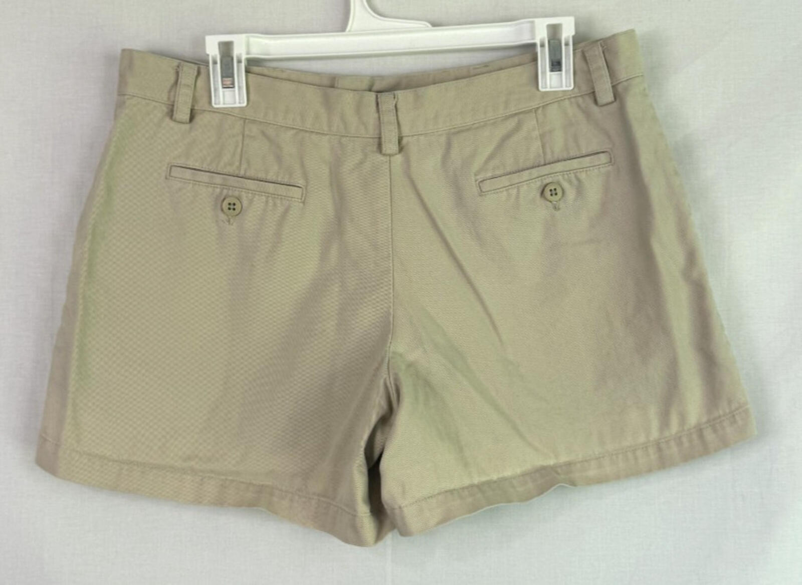 Ralph Lauren Sport Womens Shorts Sz 10 Khaki Flat Front Chino Outdoor beige
