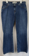 Vtg Levis 515 Nouveau Boot Cut Stretch Denim Jeans Womens 16 M Blue Medium Wash